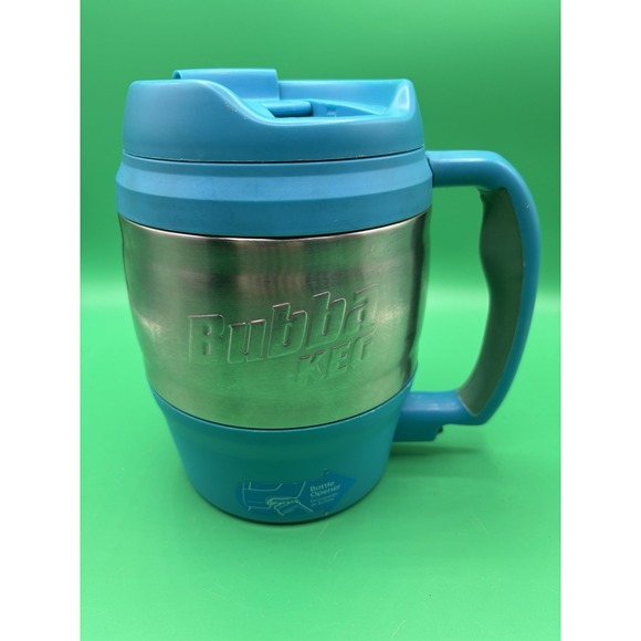 Bubba Keg 52oz Blue Stainless Steel Travel Mug with Handle and Bottle Opener - Picture 1 of 11
